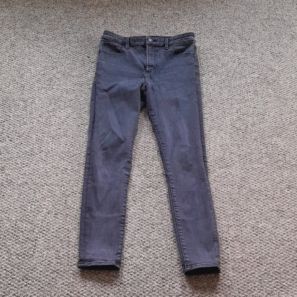 Women’s Slim Straight Jeans - Charcoal Gray